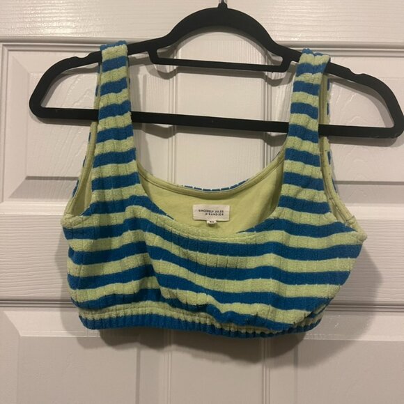 Medium Terry Cloth Striped Bralette - Sincerely Jules for Bandier - Picture 2 of 2